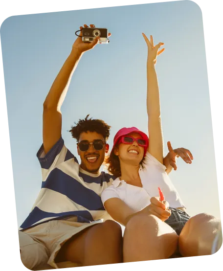 Friends taking a photo