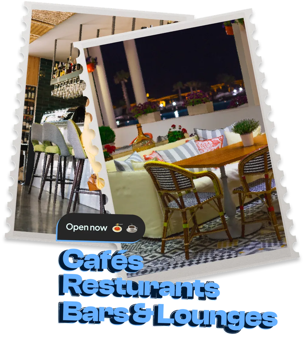 Cafes, Restaurants, Bars & Lounges
