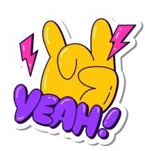 Yeah Sticker